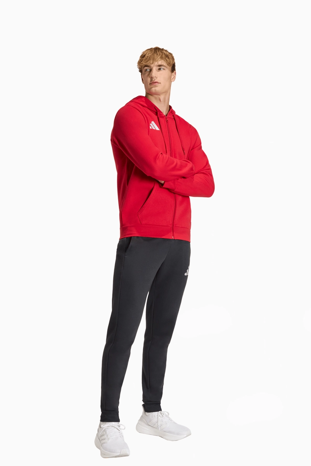 Кофта adidas Entrada 26 Sweat Full-Zip - красный