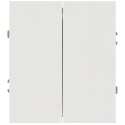 Переключатель ЭРА Arktik 16-1106-01 двойной 10АХ-250В белый | Эра Arktik