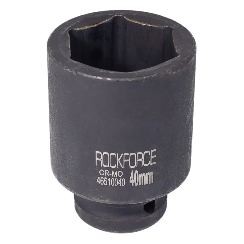 Головка ударная глубокая 40мм 6гр. 1'' RockForce##Rock FORCE RF-48510040