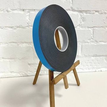 22мм*1мм*25м черная двусторонняя вспененная клейкая лента