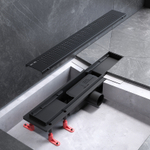 Душевой лоток AM.PM PrimeFlow 50 W02SC-P11-050-01BM с Черной матовой решеткой Cut Gradient