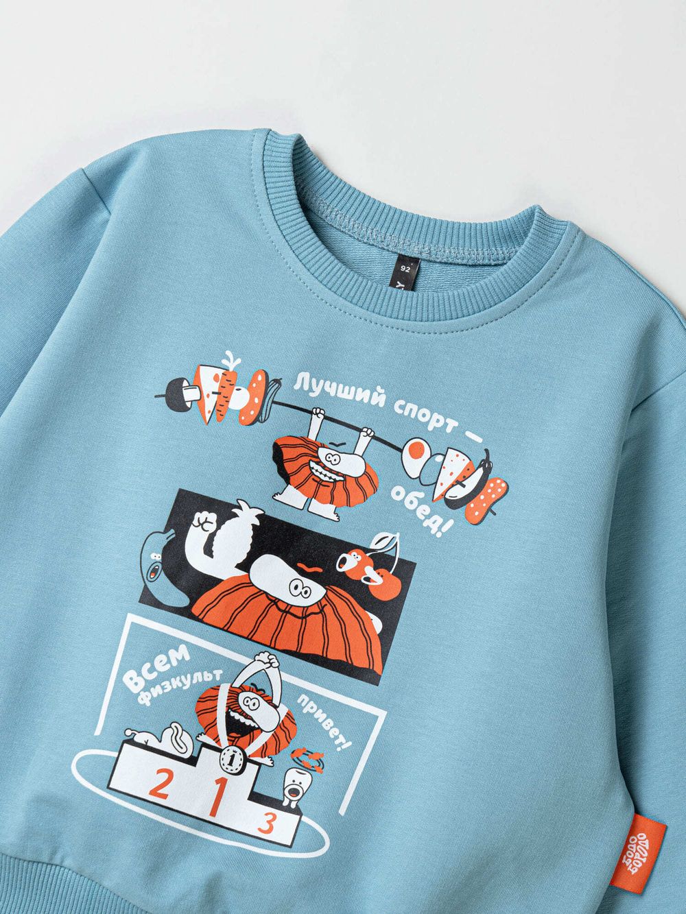 Свитшот Бодо Бородо "Аква" облегченный