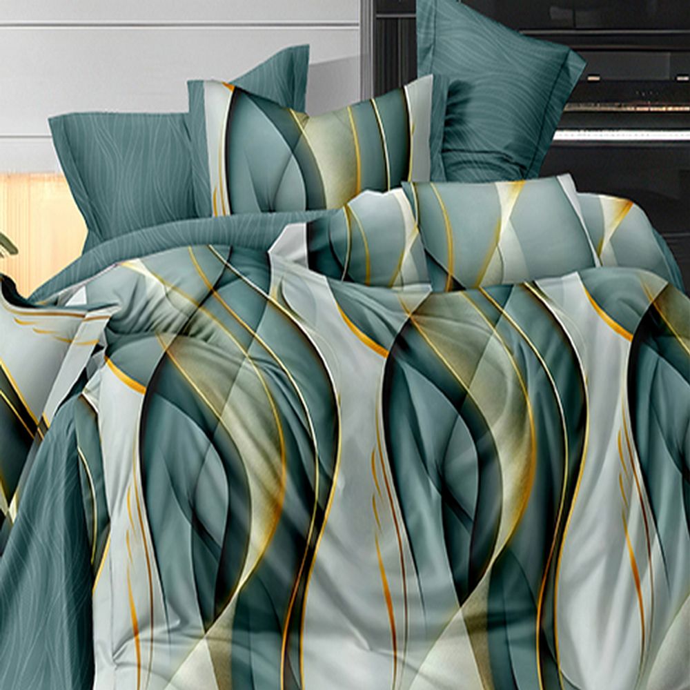 Комплект постельного белья "П37. 8033", поплин, 100% хлопок, Россия.