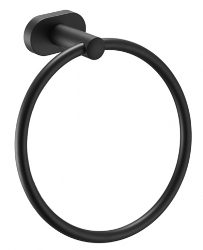 5111-C Полотенцедержатель кольцевой  (ЧЕРНЫЙ) ViEiR  (40/1шт)