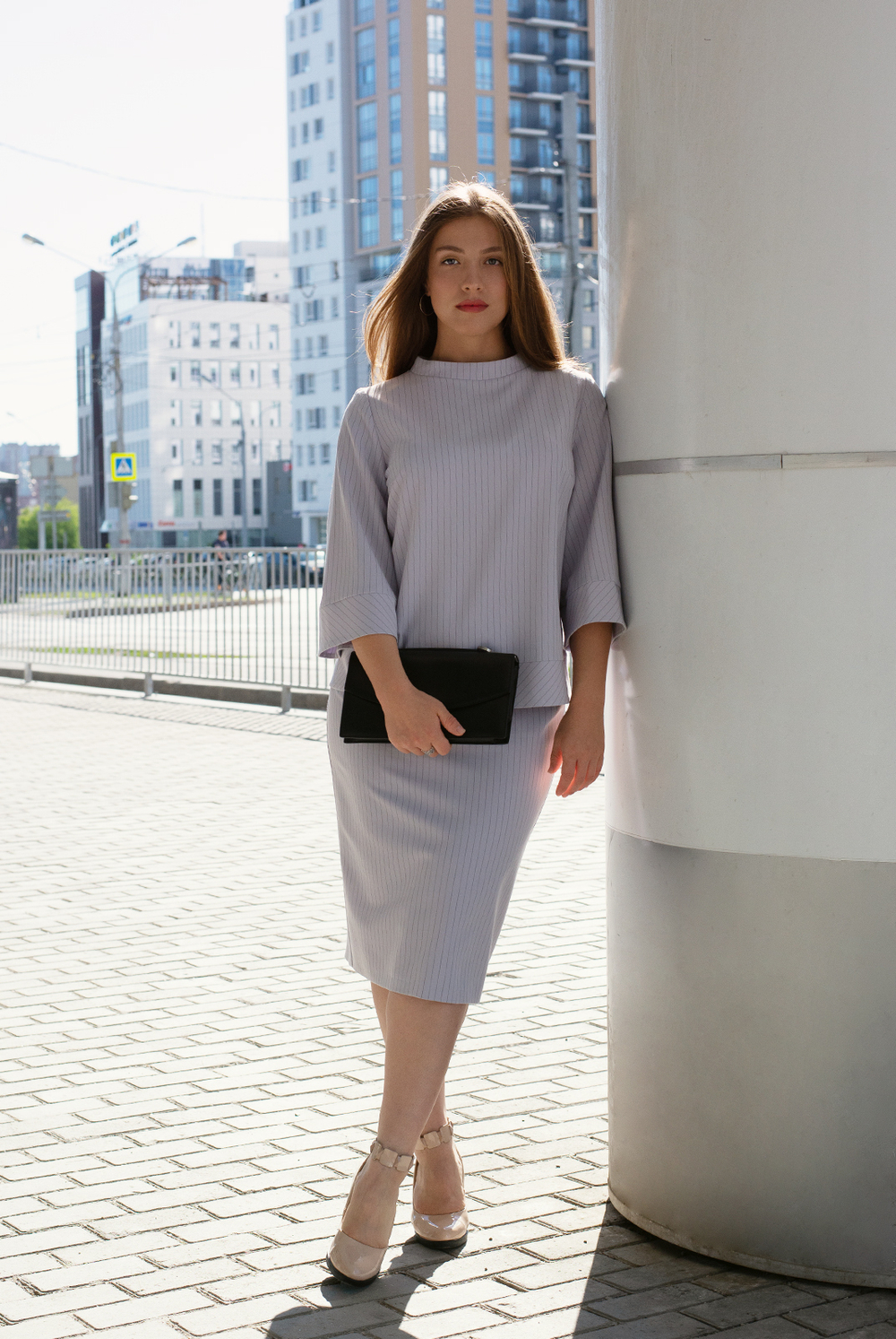 Жакет женский 3304ЛП, полоска #135П043304ЛП