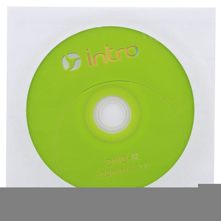 Intro DVD-R INTRO 16X 4,7GB конверт
