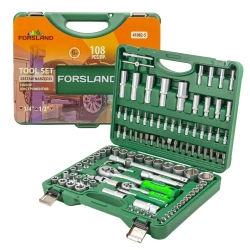Набор инструмента 108пр. 1/2'',1/4''(6гр.)(4-32мм) Forsland Forsland-41082-5