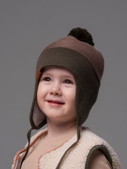 Шапка весенняя/осенняя вязаная (Тростник) КОДИ