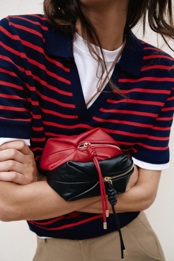 ZARA КОЖАНЫЙ НЕСЕССЕР, КРАСНЫЙ