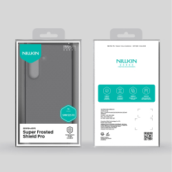 Противоударный чехол тонированный прозрачный для Samsung Galaxy S25 FE, серия Super Frosted Shield Pro от Nillkin