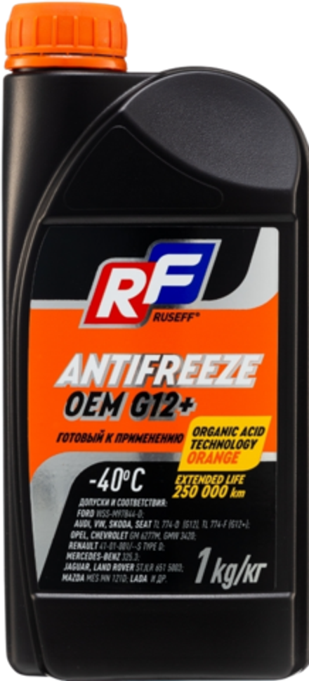 RUSEFF Антифриз ANTIFREEZE OEM G12+ 40 (1 кг)