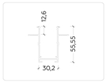 GL1011 WH белый IP20 220V 3000*62.5*56
