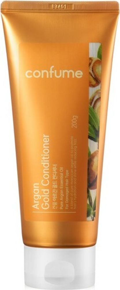 Кондиционер для волос с золотом и маслом арганы CONFUME Argan Gold Conditioner 200 мл