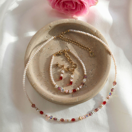 Колье Coeur de Lion Red-Rose 2105/10-0319