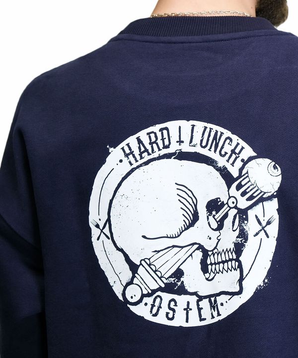 Толстовка x Ostem темно-синяя - фото 5