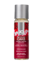 Съедобный лубрикант со вкусом торта «Красный бархат» JO H2O RED VELVET CAKE, 60 мл
