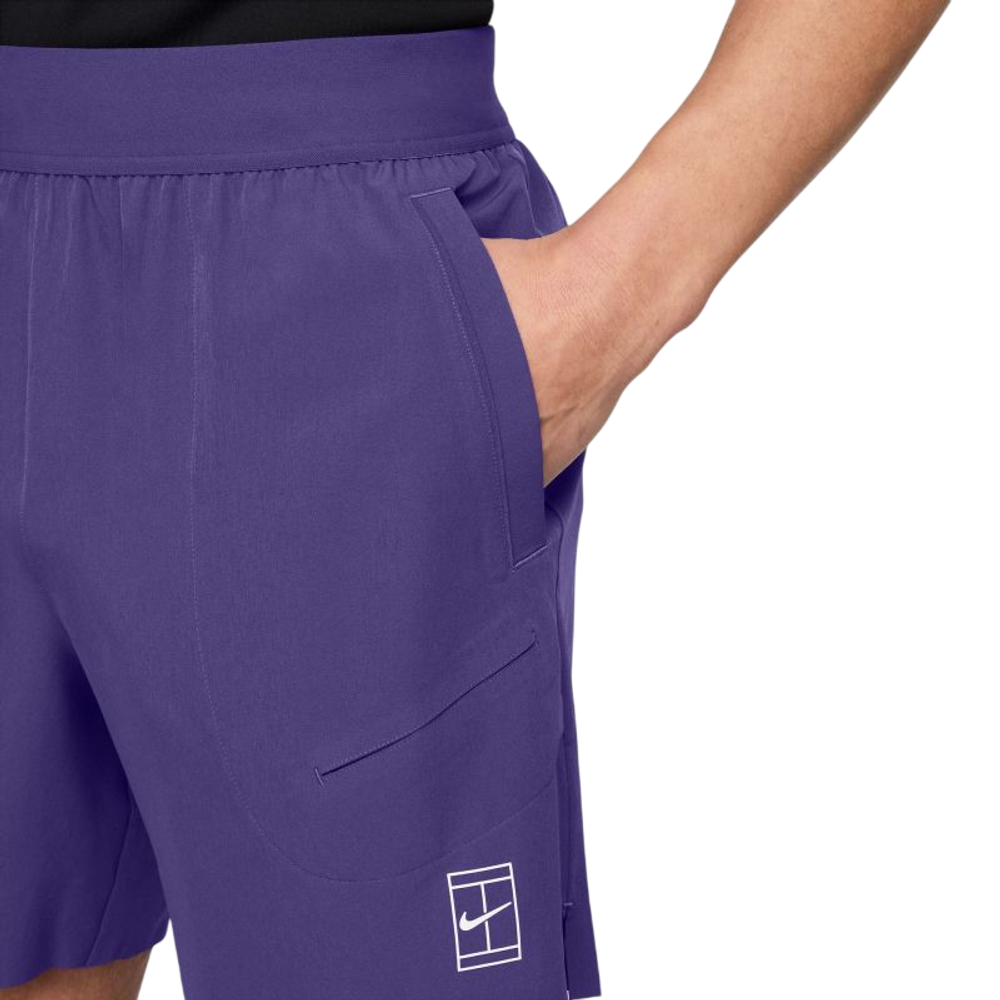 Теннисные шорты Nike Court Advantage Dri-Fit 6in - wild grape/white