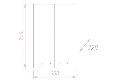 Шкаф Onika КРЕДО 50