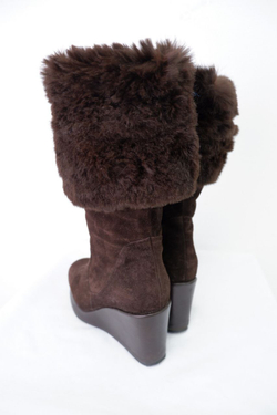 Сапоги Stephane Kélian на танкетке 38 размер