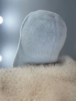 шапка зимняя ушанка из мягкого экомеха меховая