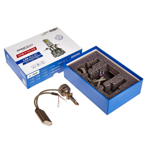 Лампа светодиодная LED Avantech H1 12V 45W, 4300K 4500lm (комплект 2 шт.) ALB0145Y