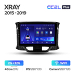 Teyes CC2L Plus 9" для LADA Xray 2015-2019