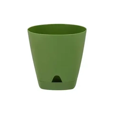 Горшок для цветов AMSTERDAM D 140 mm,35l с подставкой оливковый