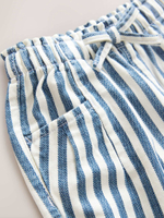 Брюки для девочки Next E29-024, Синий, Белый