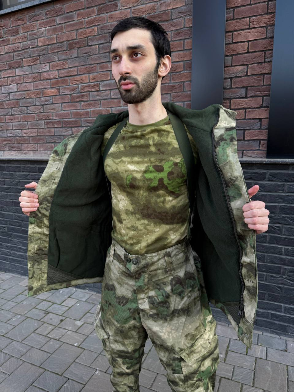 Костюм Горка 6 флис лайт / осень-зима / мох