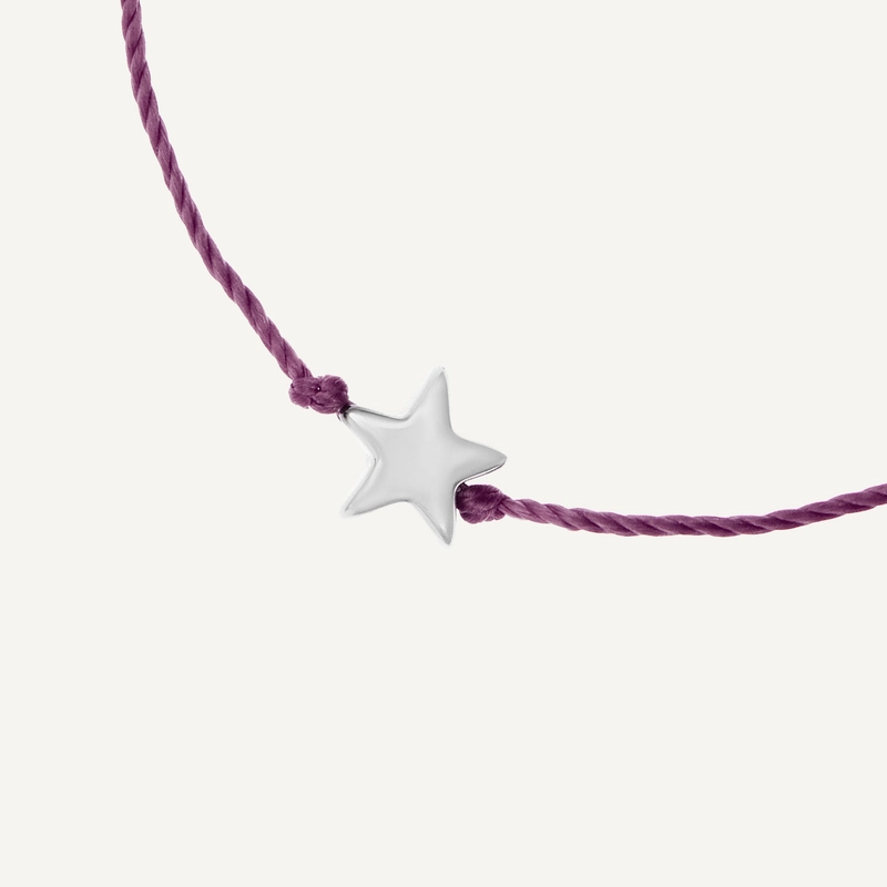 Браслет Сплетенный – Фиолетовый