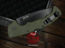 Нож Cold Steel 5 Max - руокять зеленый G10, темный клинок