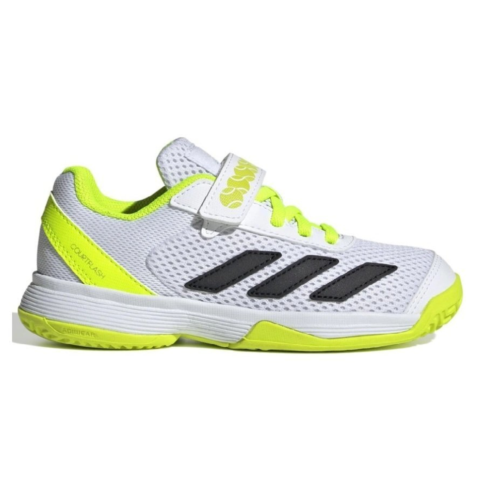 Кроссовки для тенниса Детские ADIDAS COURTFLASH HOOK AND LOOP для всех покрытий