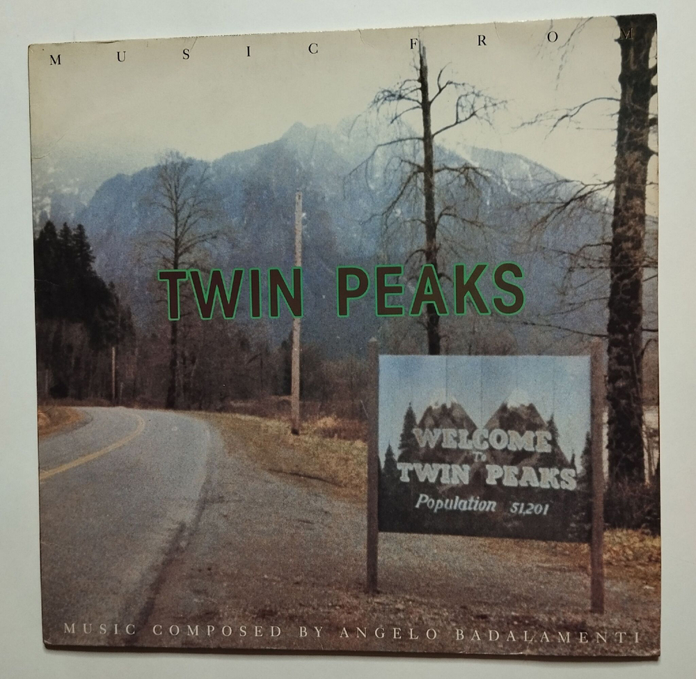 Винтажная виниловая пластинка LP Angelo Badalamenti Music From Twin Peaks (Germany 1990)