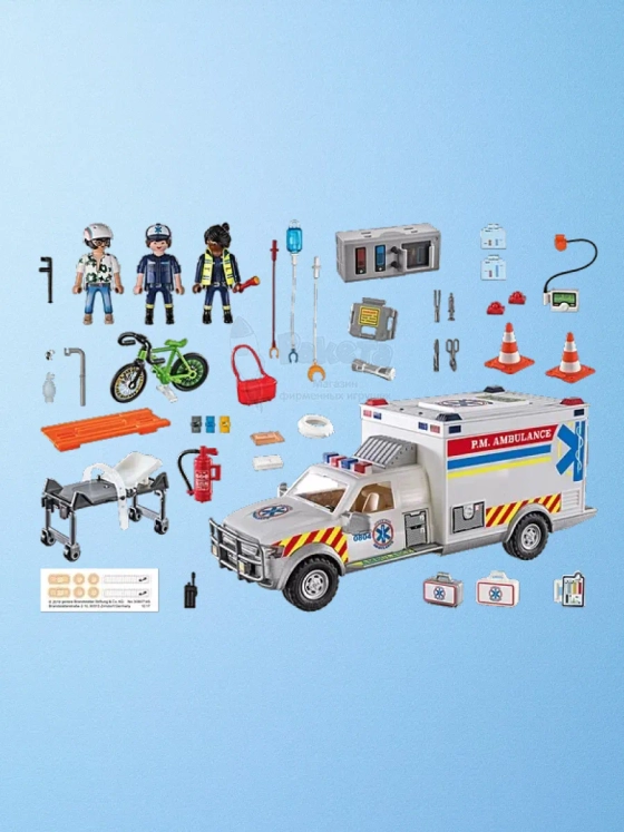 Набор Машина скорой помощи Playmobil 70936 звук свет
