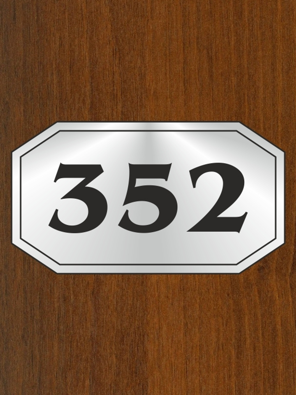 пластик номерок