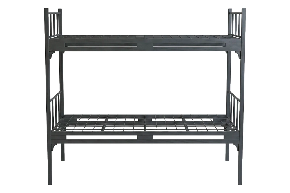 Кровать металлическая двухъярусная ''Премиум'' 800х1900, сетка 100х50, 3 усиления