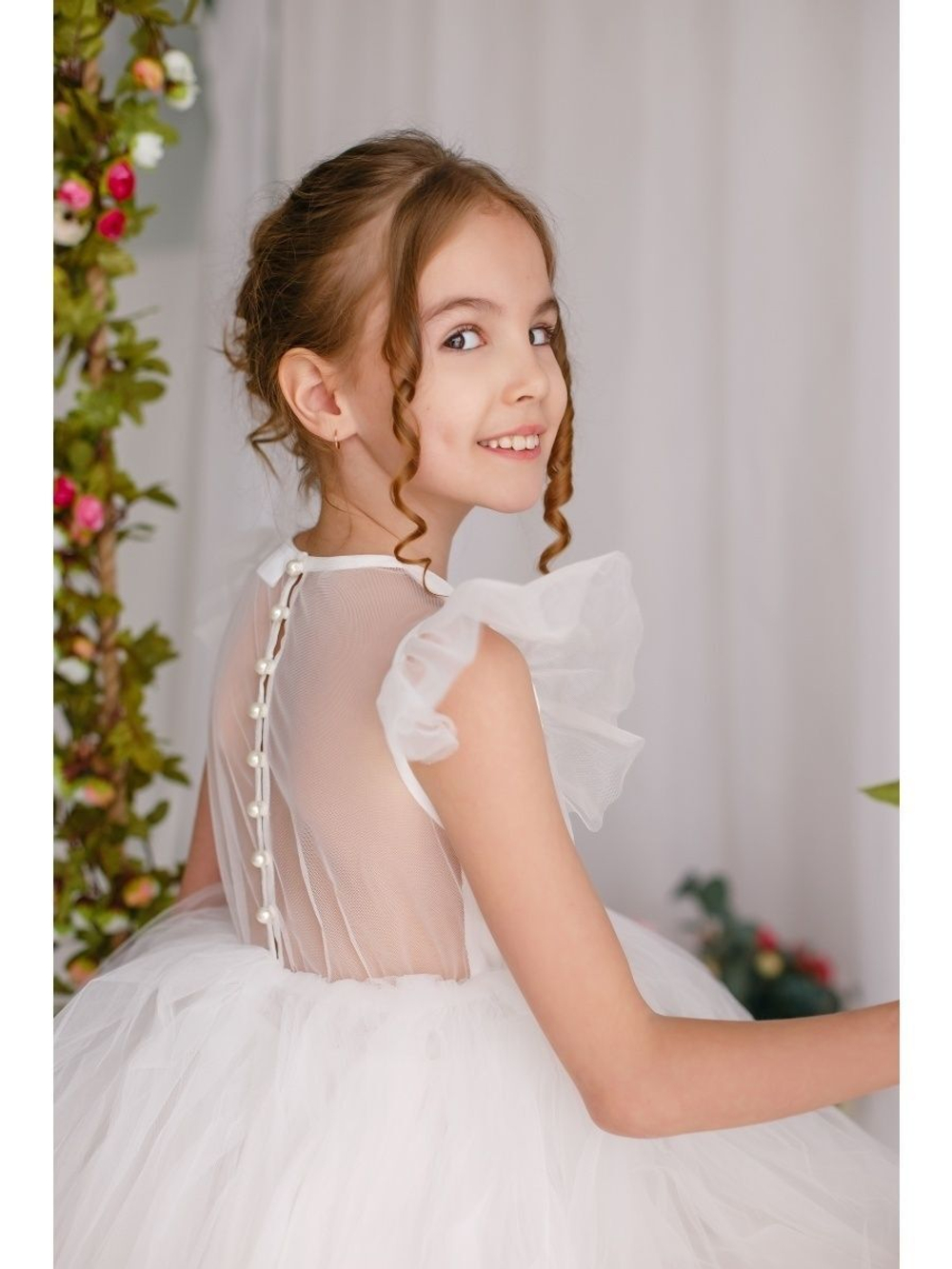 Платье снежинки на Новый год