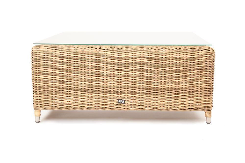 "Кон Панна" столик журнальный из искусственного ротанга, цвет соломенный