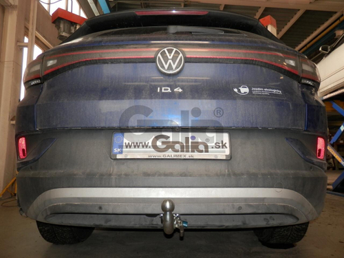Оцинкованный фаркоп на Skoda Enyaq iV 2021-, Volkswagen ID (без электрики), Galia S142C