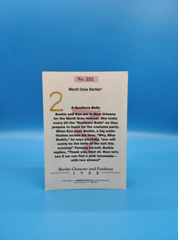 Аксессуар винтажная карточка Барби 90х 031013