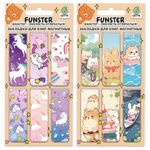 Закладки для книг МАГНИТНЫЕ, "GIRLS", комплект 12 штук, 60x20 мм, FUNSTER (ФАНСТЕР), 116654