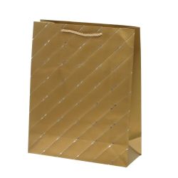 GAEM Пакет подарочный M (бумага 210г/м2, блок микс12шт), L26 W10 H32 см, 5в.