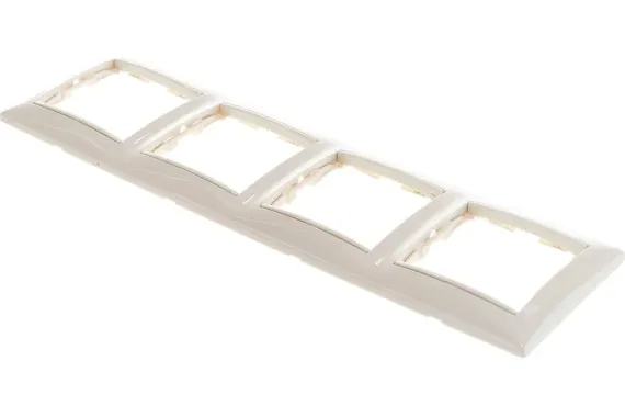 Рамка Legrand Valena 4-постовая слоновая кость 04187