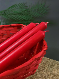 Свеча магическая красная 20 см, 60 г, 6 часов