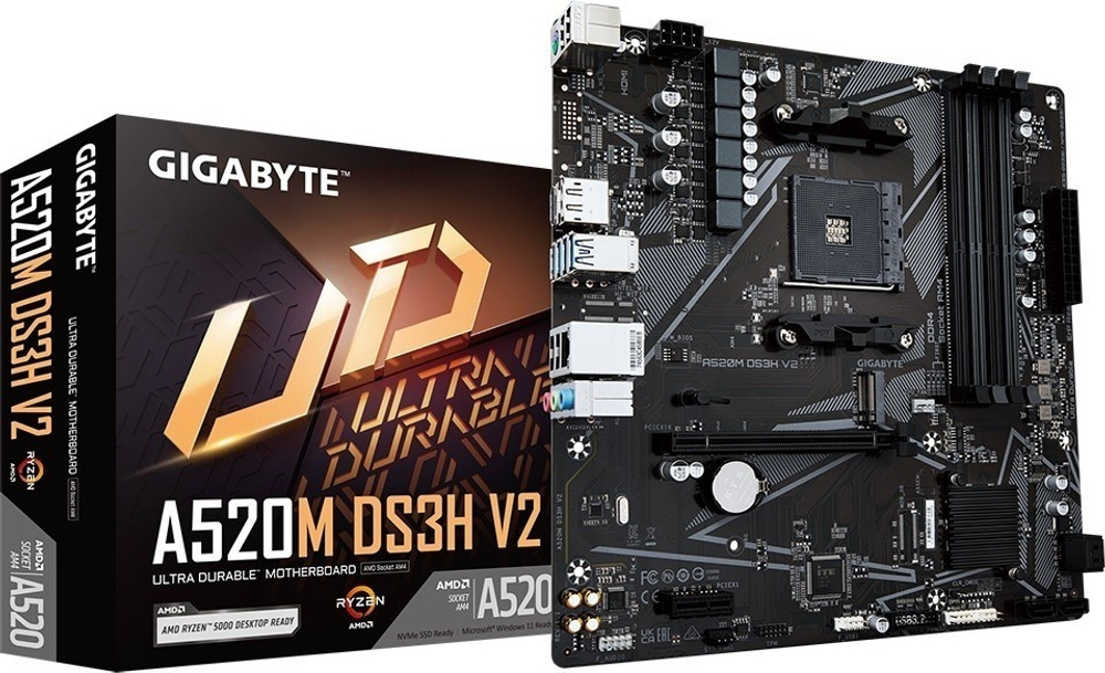 Материнская плата GIGABYTE A520M DS3H V2