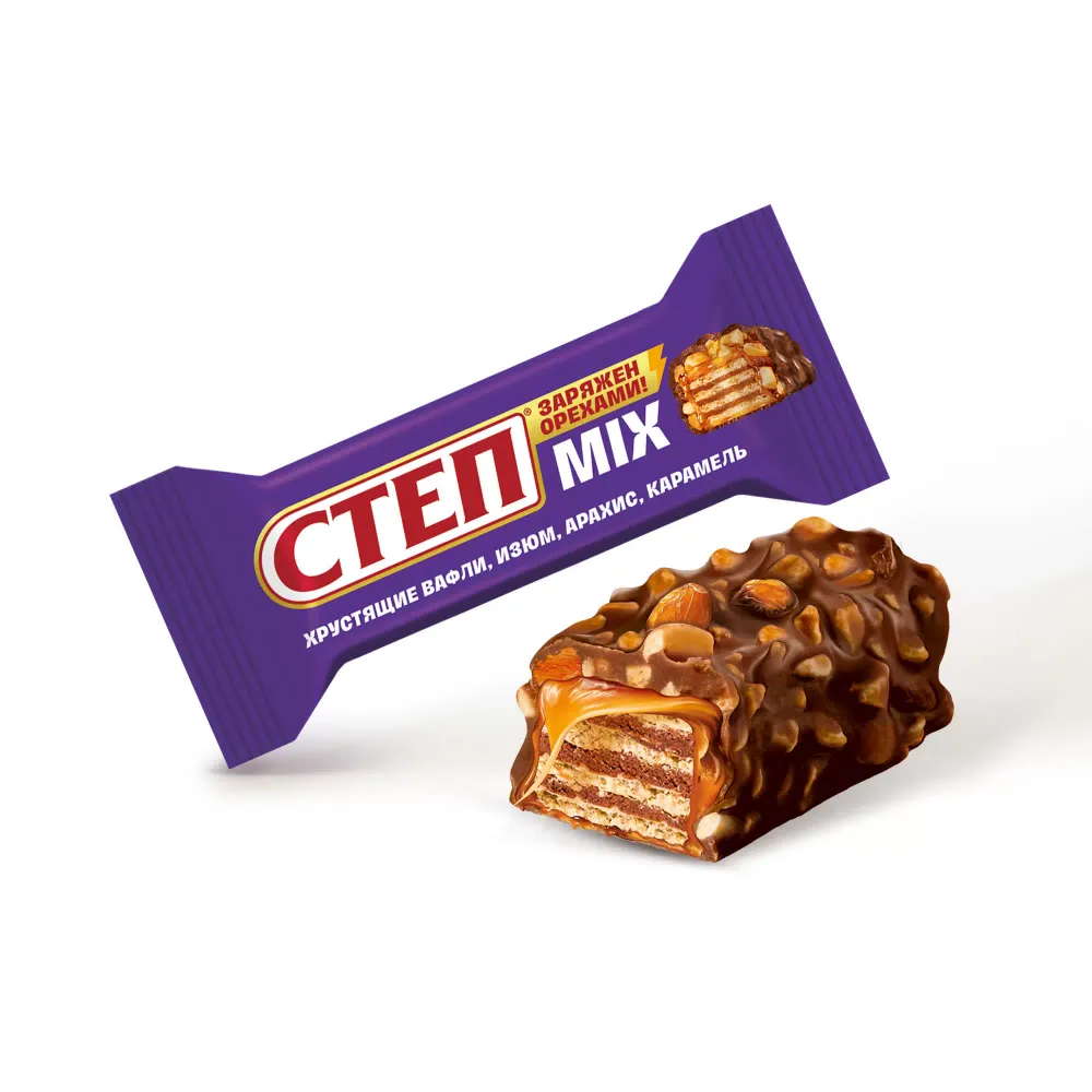 Конфеты Степ MIX вафельн. /Славянка/