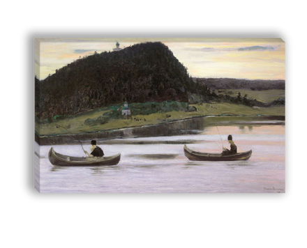 "Молчание", Нестеров Михаил Васильевич, картина (репродукция)