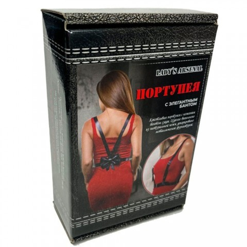 Портупея с элегантным бантом BDSM Арсенал