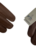 Перчатки. Мужские. Материал верха: Кожа оленя. Подклад: Трикотаж-шерсть. 5 шт в упаковке.