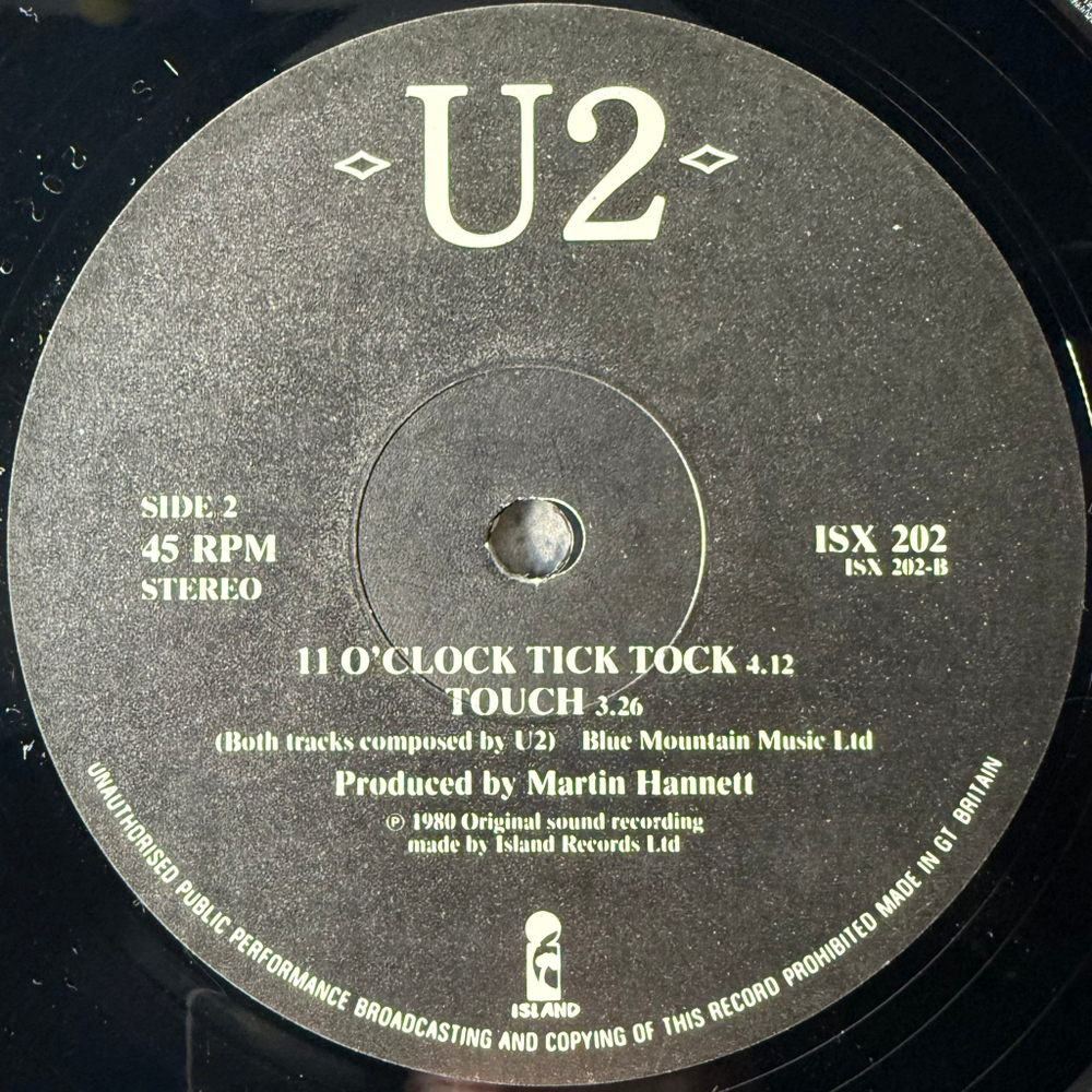 U2 ‎– Pride - In The Name Of Love (Англия 1984г.) 12", 45 RPM